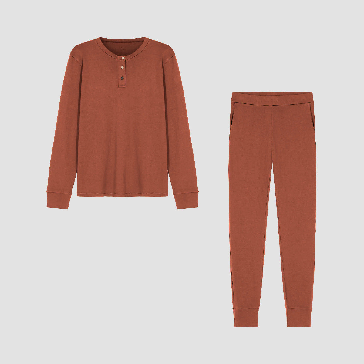 Unisex Pyjamas Rust