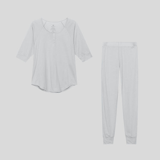 Perfect Grey pyjamas set from The Sleepy Collection