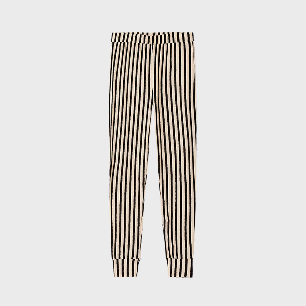 Organic pyjama pants with classic stripes, from The Sleepy Collection